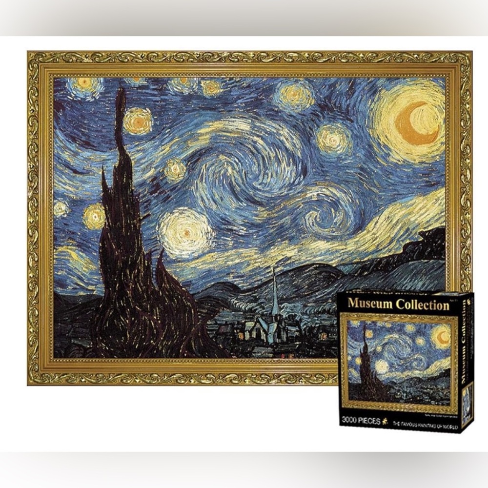 Museum Collection NEW 3000 Piece The Starry Night Van Gogh Jigsaw Puzzle